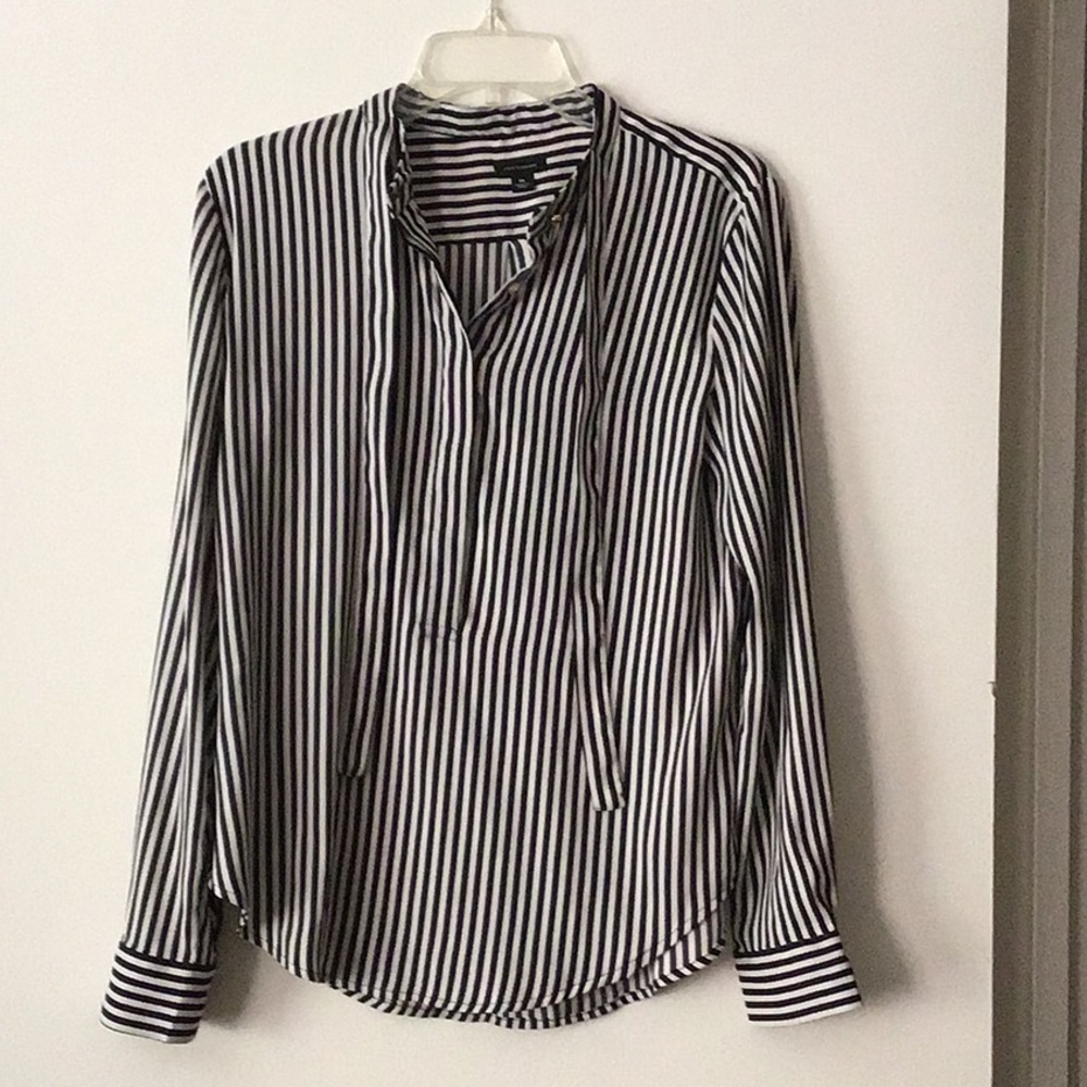 Ann Taylor -  navy blouse